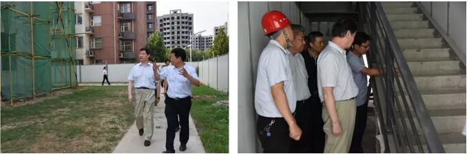 陳總工一行領(lǐng)導(dǎo)實(shí)地參觀(guān)天豐易建高層住宅樣板樓項(xiàng)目